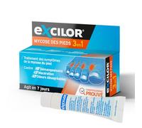 EXCILOR - Dispositivo médico 3 en 1 - Tratamiento de hongos en los pies - 15 ml