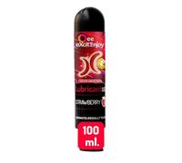 Excite Gel Lubricante Íntimo a Base de Agua con Aroma a Fresa, 100 ml - Suave para Piel Sensible, Vegano y No Testado en Animales