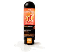 Excite Lubricante íntimo y gel de masaje efecto calor 2 en 1 con Guaraná. Vegano y Dermatológicamente Testado, 200ml