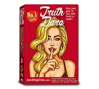 exciting Lives Love Shack Truth Or Dare: 100 Preguntas Divertido Juego de Fiesta para Adultos o Regalo Travieso para Parejas con desafíos Divertidos y terribles verdades