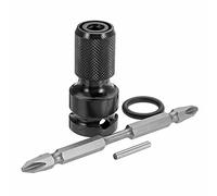 ExcLent 1/2 Inch Square To 1/4 Inch Hex Telescopic Drill Chuck Converter With 100Mm Ph2 Screwdriver Bit