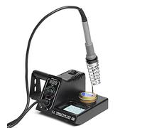 ExcLent 60W WEP soldadura de fundición de hierro estación de temperatura variable LED pantalla + pistola stand
