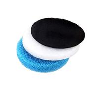 ExcLent Blue/White/Black Aquarium Biochemical Carbon Cotton Filter Foam Sponge Pack For Eheim Classic 250 - Azul