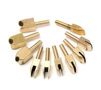 ExcLent Leather Solder Iron Tip Brass Soldering Iron Tip To Burn The Edge Decorate Diy - S