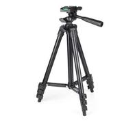 ExcLent Protable Cámara Ajustable Para Teléfono Self Stick Monopod Trípode Soporte Flexible Soporte De Montaje Clip Con Bolsa - Negro
