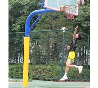 EXCLURA Almohadilla para Poste de Baloncesto Acolchado de Espuma Autoadhesiva para Postes de Baloncesto, Redondo, Amarillo, para Exteriores, para Pilares y Sótanos(3ft/91cm,4 1/2 in (11.5 cm))