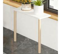 EXCLURA Extensor para Alféizar de Ventana Extensor de Alféizar de Ventana de Madera con Patas Recortables, Estantes para Plantas de Ventana Que Ahorran Espacio(80x35x40cm(32x14x16in))