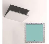 EXCLURA Trampilla Pladur Panel de Acceso Al Techo con Apertura a Presión, Puerta de Revisión Pintable para Paneles de Yeso, Tapa de Trampilla de Inspección con Bisagras(12x20in/30x50cm)