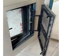 EXCLURA Trampilla Pladur Puerta de Servicio de Acceso Oculto, Panel de Acceso con Revestimiento de Baldosas o Piedra, Tapa de Trampilla de Inspección Oculta(8x8in/20x20cm)