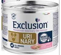 Exclusion Dog Wet Adult Urinary Pork & SORG. All Breeds, 200 g