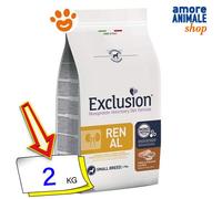 Exclusion Perro Renal Adult Small Breed Cerdo Sorgo Y Arroz Alimentos Seco 2KG
