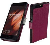 Exclusiva Funda Plegable + Cristal Protectora en Púrpura para Huawei P10 Plus