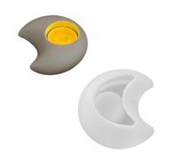 Exclusivas formas de llama de silicona seguras, patrón solar de corazón, fácil de limpiar, flexible para manualidades y adornos, molde solar de corazón de silicona