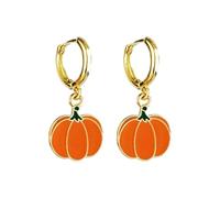 exclusivas y versátiles ¡Deja que tus oídos brillen este Halloween con con temática de calabaza que destacan entre la multitud! (A, 3.6cm)