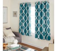 Exclusive Home Curtains Town & Country Everyday Ironwork Sateen Woven Window Curtain Panel Pair
