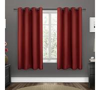 Exclusive Home Sateen Twill Weave Insulated Blackout Grommet Top Window Curtain Panels (Set of 2)