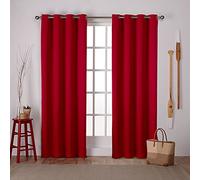 Exclusive Home Sateen Twill Weave Insulated Blackout Grommet Top Window Curtain Panels (Set of 2)