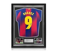 Exclusive Memorabilia Camiseta del Barcelona firmada por Luis Suárez. Marco