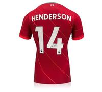 Exclusive Memorabilia Camiseta del Liverpool 2021-22 firmada por Jordan Henderson