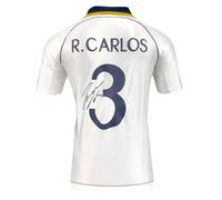 Exclusive Memorabilia Camiseta del Real Madrid 1999-00 firmada por Roberto Carlos
