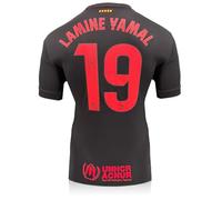 Exclusive Memorabilia Camiseta Negra del Barcelona firmada por Lamine Yamal