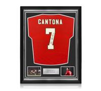 Exclusive Memorabilia Camiseta Original del Manchester United de 1994 firmada por Eric Cantona. Marco
