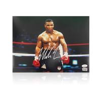 Exclusive Memorabilia Foto de Boxeo firmada por Mike Tyson: Iron Mike