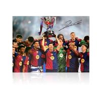 Exclusive Memorabilia Fotografía de Barcelona firmada por Robert Lewandowski