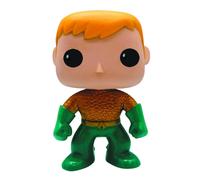 Exclusivo Dc Comics Aquaman Dorado Metálico Pecho 9.5cm Vinilo Figura Pop Funko