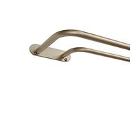 Exclusivo Juego de Cortinas y remate para el hogar, Color Dorado Hierro, 66 - 120