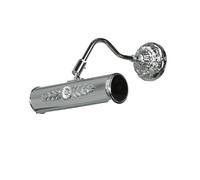 Exclusivo Lámpara de Cuadros 20cm Cromo Brillante Casa Campo Aplique