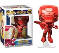 Exclusivo Marvel Avengers Rojo Cromo Iron Man 9.5cm Pop Vinyl Figura Funko 285