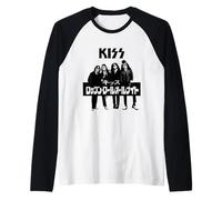 Exclusivo Oficial de Kiss Dressed to Kill Camiseta Manga Raglan