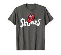 Exclusivo Rolling Stones Arte Brocha Classic Rock Merch Camiseta, Hombre, Asfalto, 5XL
