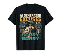 Excusas Generadas por IA para Tareas Tech Camiseta