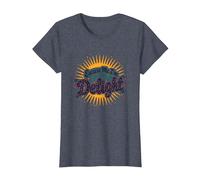 Excuse Me, I'm Actually A Delight - Cita ingeniosa de Sunburst Camiseta, Mujer, Azul Jaspeado, XS