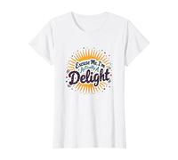 Excuse Me, I'm Actually A Delight - Cita ingeniosa de Sunburst Camiseta, Mujer, Blanco, XXL