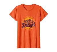 Excuse Me, I'm Actually A Delight - Cita ingeniosa de Sunburst Camiseta, Mujer, Naranja, S