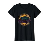 Excuse Me, I'm Actually A Delight - Cita ingeniosa de Sunburst Camiseta, Mujer, Negro, L