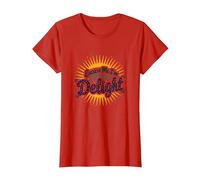 Excuse Me, I'm Actually A Delight - Cita ingeniosa de Sunburst Camiseta, Mujer, Rojo, S