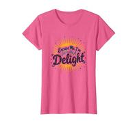 Excuse Me, I'm Actually A Delight - Cita ingeniosa de Sunburst Camiseta, Mujer, Rosa Jaspeado, 3XL