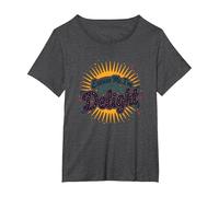 Excuse Me, I'm Actually A Delight - Cita ingeniosa de Sunburst Camiseta, Mujer Tallas Grandes, Jaspeado Oscuro, 5XL Grande
