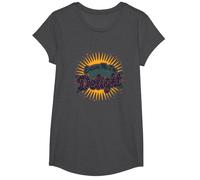 Excuse Me, I'm Actually A Delight - Cita ingeniosa de Sunburst Camiseta, Niñas, Jaspeado Oscuro, Grande