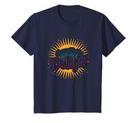 Excuse Me, I'm Actually A Delight - Cita ingeniosa de Sunburst Camiseta, Niños, Azul Marino, 10 años