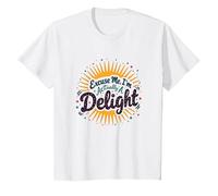Excuse Me, I'm Actually A Delight - Cita ingeniosa de Sunburst Camiseta, Niños, Blanco, 10 años