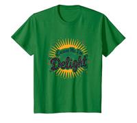 Excuse Me, I'm Actually A Delight - Cita ingeniosa de Sunburst Camiseta, Niños, Verde Kelly, 6 años
