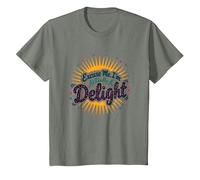 Excuse Me, I'm Actually A Delight - Cita ingeniosa de Sunburst Camiseta, Niños, Verde Militar Jaspeado, 2 años