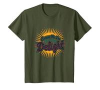 Excuse Me, I'm Actually A Delight - Cita ingeniosa de Sunburst Camiseta, Niños, Verde Oliva, 10 años