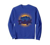 Excuse Me, I'm Actually A Delight - Cita ingeniosa de Sunburst Sudadera, Unisex para Adultos, Azul Real, XXL