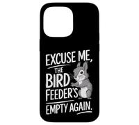 Excuse Me the Bird Feeder’s Empty Again Funny Squirrel Carcasa para iPhone 14 Pro Max